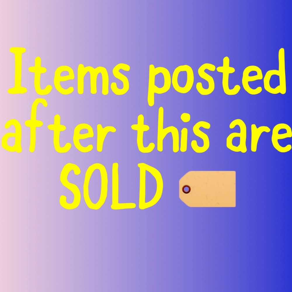 Items beyond this point are sold